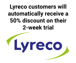 Lyreco customers will automatically receive a 50% discount on their 2-week trial