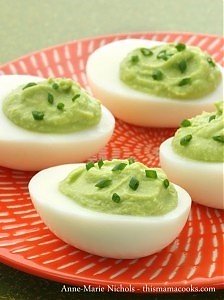 Avocado Deviled Eggs